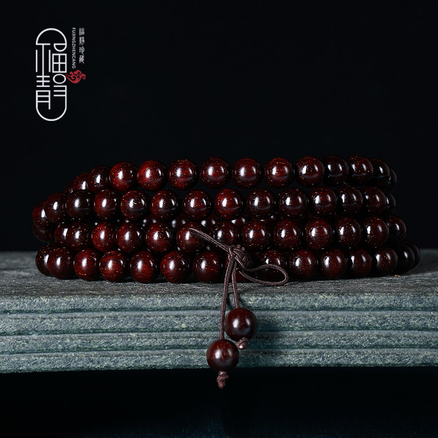 Old material Venus Indian Palette 8mm 108 Buddha Bracelet String Collection Flash