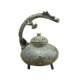 Antiques, miscellaneous copperware, retro crafts, bronze Baishoulong incense burner, copper incense burner ornaments