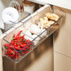 Cabinet hanging basket storage rack kitchen cabinet door hanging storage box onion ginger garlic seasoning rack hanging box storage basket storage basket
