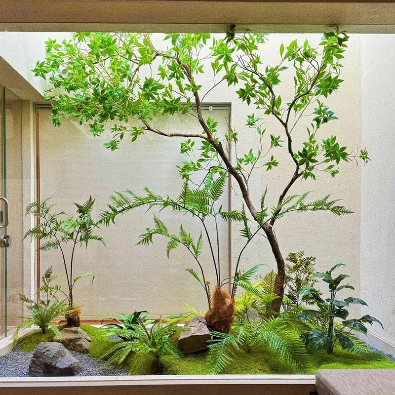 大型仿真绿植:马醉木假树,打造室内自然景观新潮流🌿 -仿真绿植-淘宝百科网