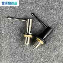 Full Copper Kitchen Sink With Soap Liquid Instrumental Cleaning Precision Press Taker Black Extension Tube Universal Press Bottle