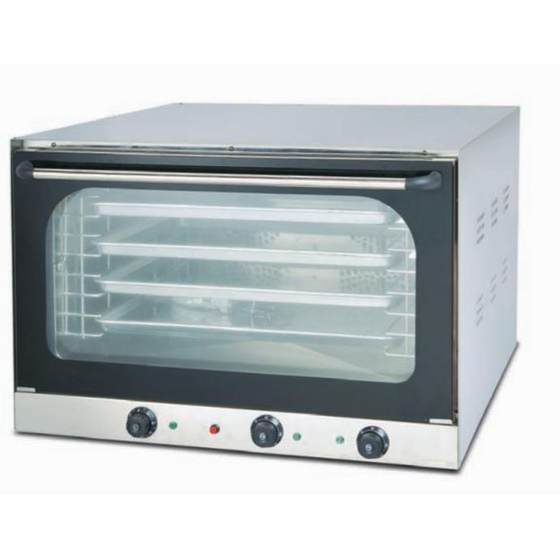 全透视烤箱商用热风循环带喷雾电烤炉四层容量蛋糕面包店烘培连锁