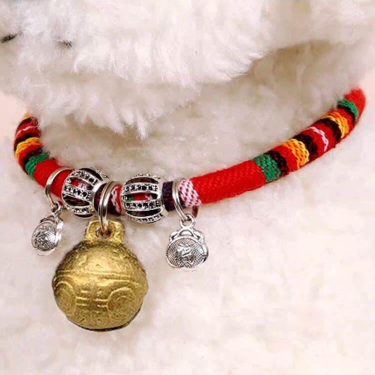 Dog Bell Collar Small Dog Puppy Necklace Cat Jewelry Collar Pet Collar Teddy Dog Collar Accessories