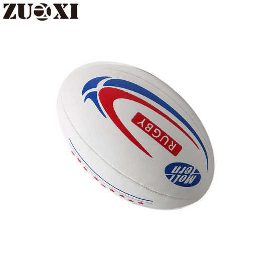 厂家供应新款pvc5号英式橄榄球防橡胶粒颗pvc训练橄榄球