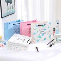 Quickly discover the new Korean style gift bag ins style birthday gift outer packaging handbag milk tea clothing takeaway