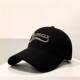 Hat Korean Style Stereo Embroidered Letters Hard Top Baseball Cap for Men and Women Sun Protection Summer Face-Showing Small Peaked Cap Sun Hat
