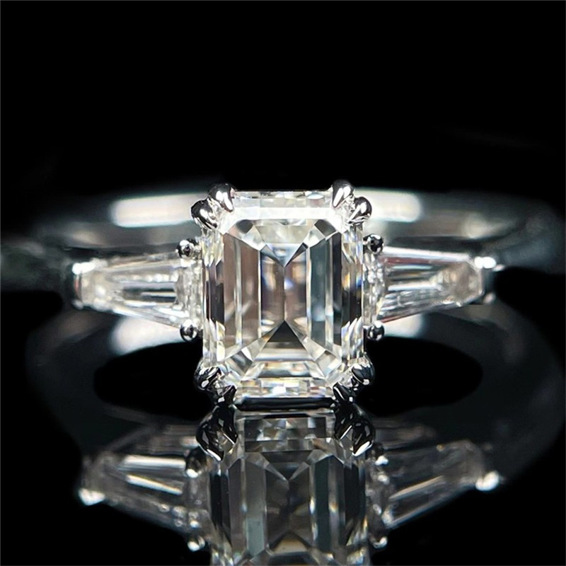 [Igi Lab-Grown Diamonds] 1 Carat D/Vs1/2Ex/N Lab-Grown Diamond 18K Gold Diamond Ring Zs