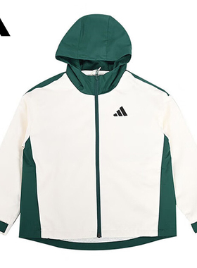 adidas阿迪达斯儿童LK GFX UB JKT梭织连帽运动外套KB4577