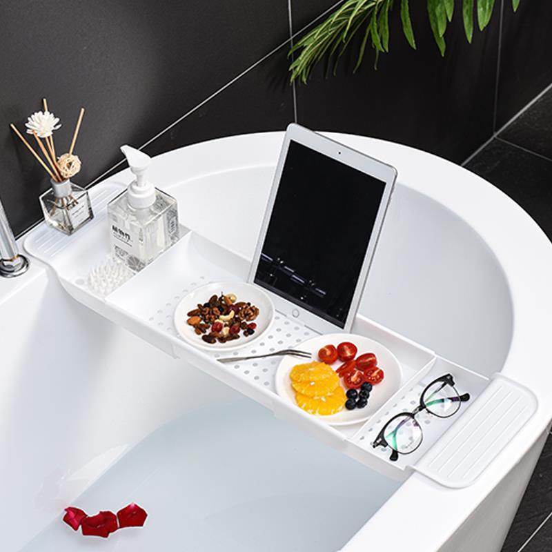Plastic Bathtub Rack, Retractable, Non-Slip, Bathroom Soaking Rack, Bath Storage Rack, Tray Plastic Bathtub Rack, Retractable, Non-Slip, Bathroom Soaking Rack, Bath Storage Rack, Tray