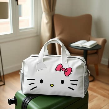 helloKitty Travel Bag Female High School Student Bag Cartoon University Junior High School Student Shoulder Handbag Crossbody Bag