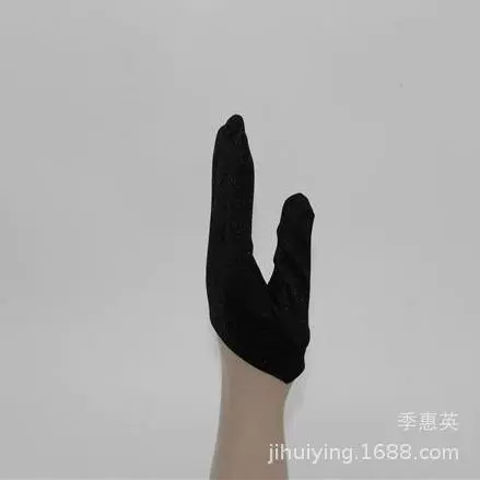 Короткие перчатки, черный аксессуар, стиль Лолита, косплей