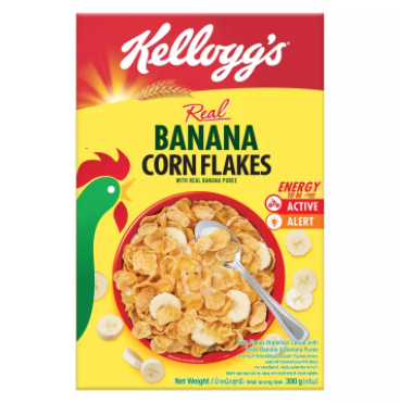Kelloggs Banana Corn Flakes Cereal 300g