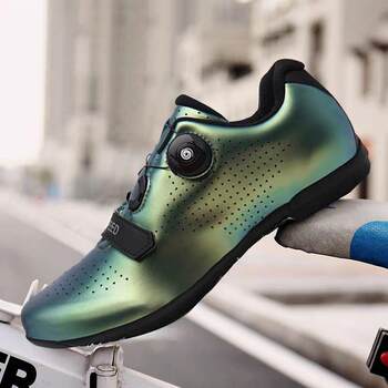 New direct-selling road and mountain men and women's leisure bicycles without locking shoes hard-soled dynamic cycling shoes for sports