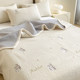 Winter Milk Fleece Bed Cover Three-Piece Set 2024 New Flannel Coral Fleece Thickened Warm Cotton Bed Sheet