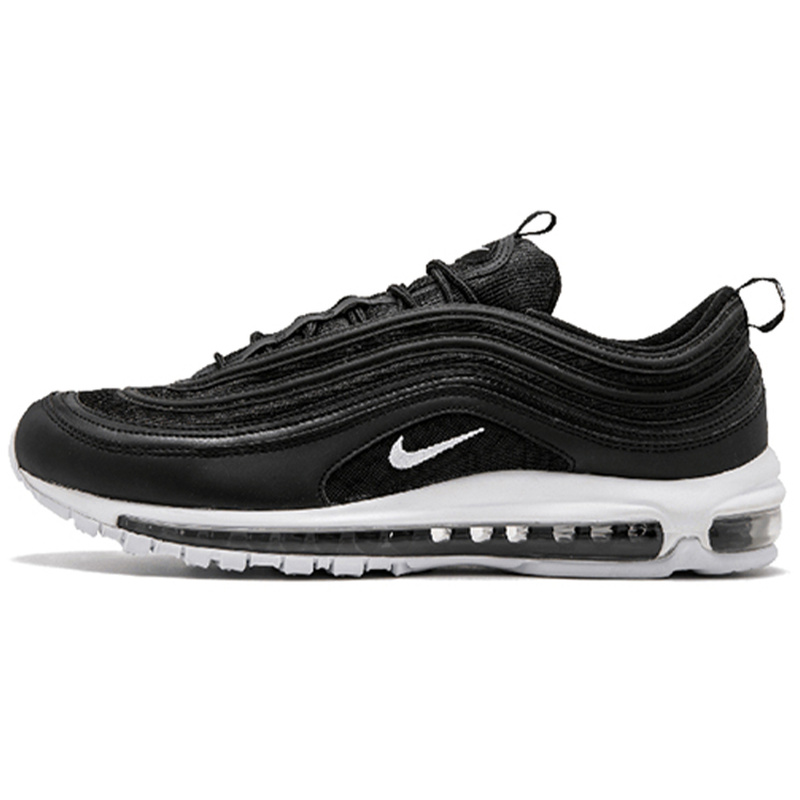 Nike Air Max 97 复古舒适百搭 低帮 休闲跑步鞋 男女同款 黑白色