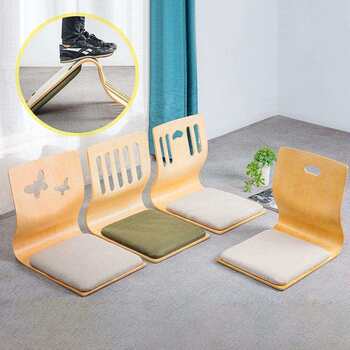 Tatami chair bed seat dormitory lazy chair legless chair stool japanese and korean backrest chair cushion bay window tatami