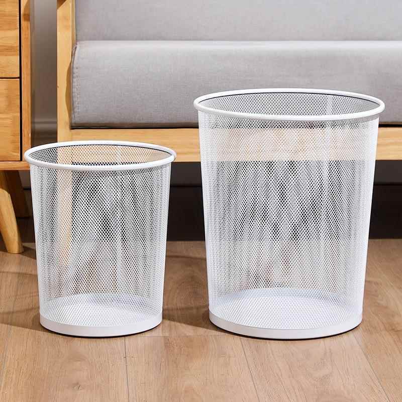 Stainless Steel Mesh Trash Can for Home Use, Bathroom, Powder Room, Large Capacity, Commercial Units, Office, Wire Mesh Large Bin