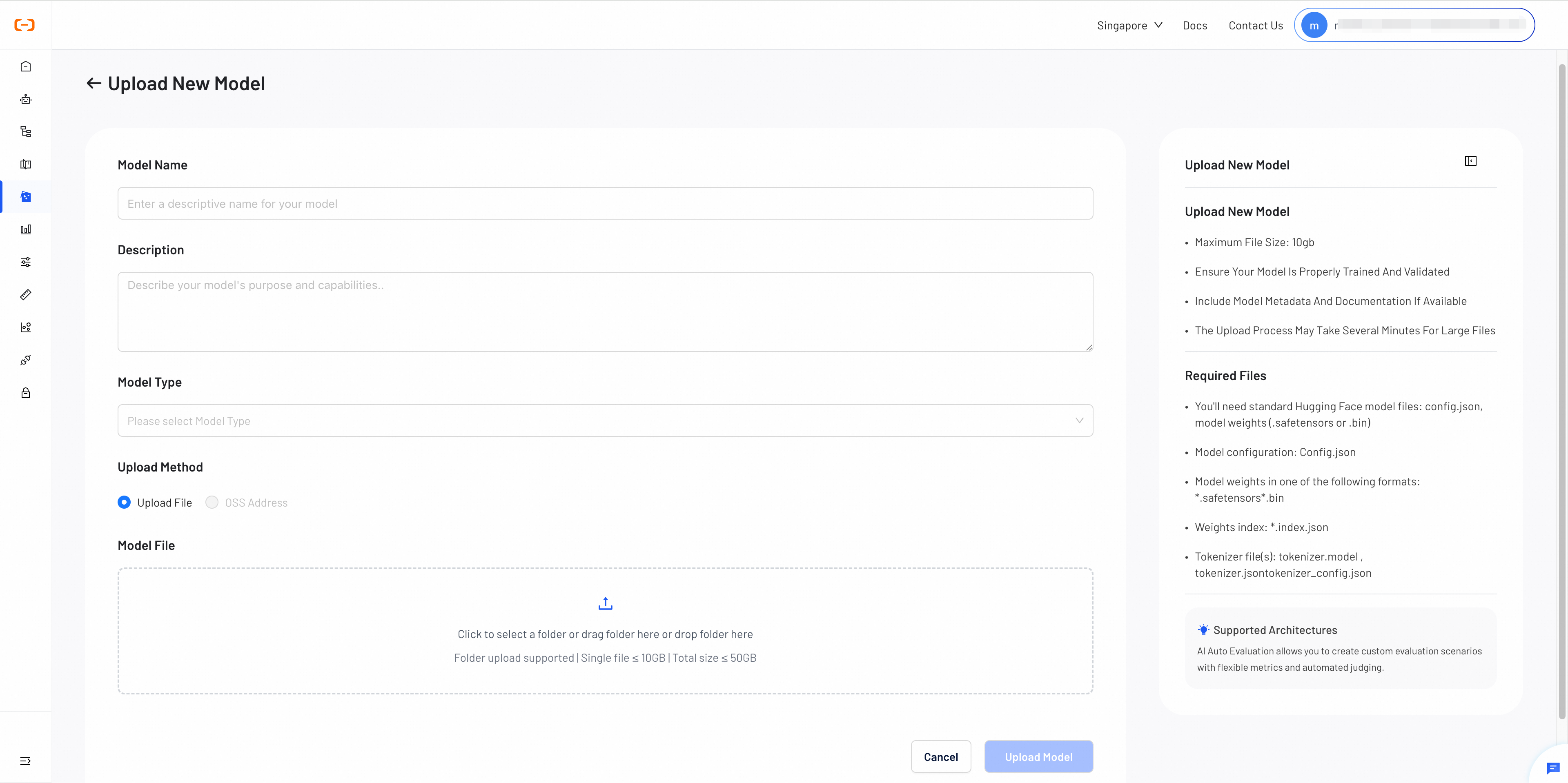How to Upload Your Model