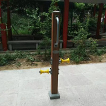 National Fitness Wood Plastic Fitness Equipment Outdoor Community Park Community Square Plastic Wood Fitness Path Leg Massage