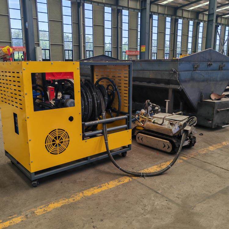 Remote control crawler underwater intelligent dredging machine mobile tunnel river pipeline decontamination equipment dredging robot
