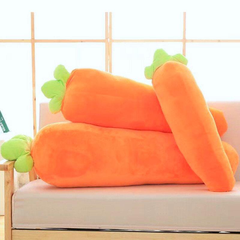 Super Soft Carrot-Shaped Long Pillow, Extra-Large Plush Toy for Girls to Sleep with on the Bed, Birthday Gift