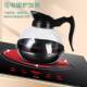 Commercial Double-Head Coffee Warmer, American-Style Coffee Pot Warming Plate, Heating Stove for Brewing Coffee and Milk Tea, Constant Temperature Electric Stove