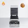 Lushiduo commercial pine cake machine double-sided heating waffle oven scone machine electric heating four-compartment wheat ear-shaped waffle machine