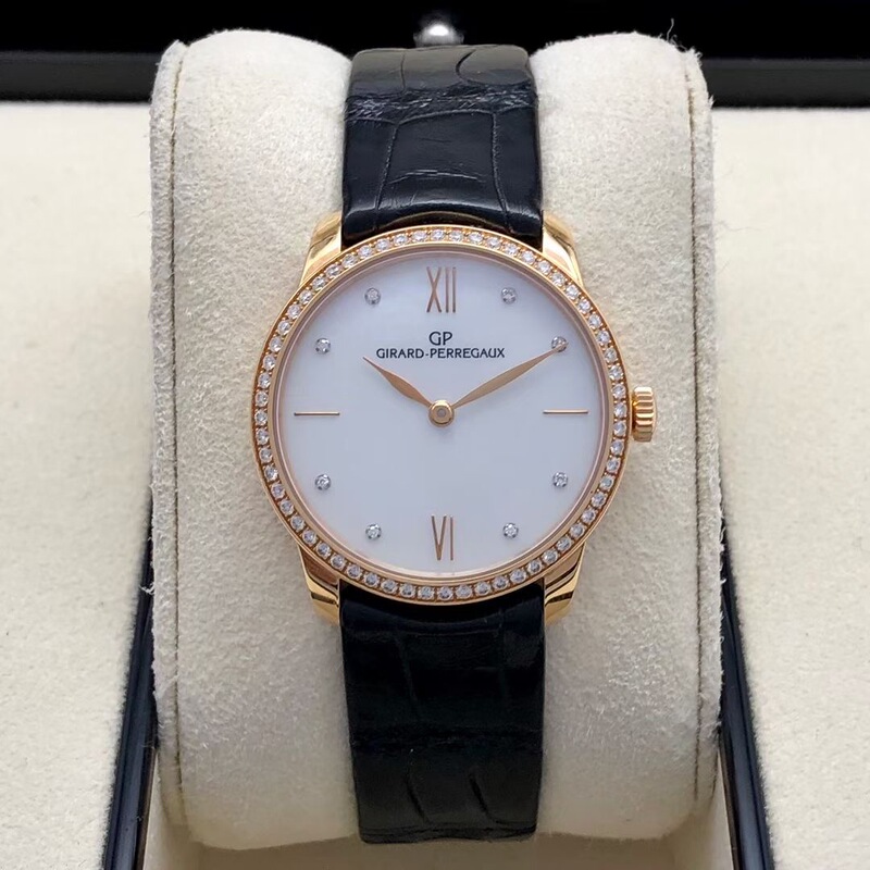 List Price 176,000】98% New 30mm Girard-Perregaux Original Diamond 49528D52A771-Ck6A Automatic Mechanical Women's Watch