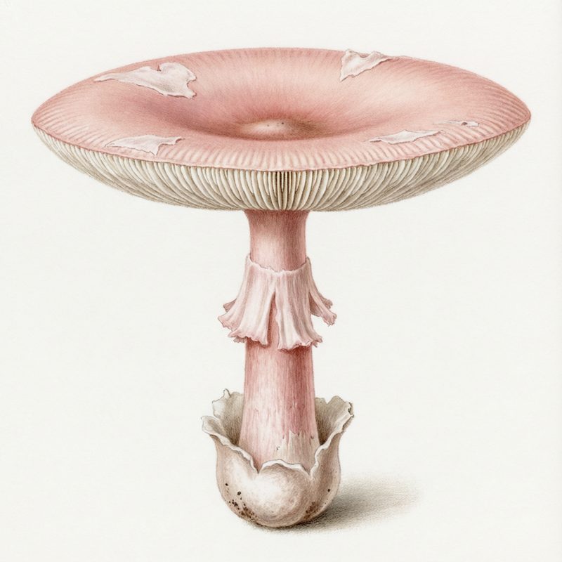 Pale Rose Death Cap