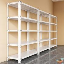 Supermarket shelves household angle steel storage racks balcony storage racks multi-layer floor-to-ceiling warehouse display racks storage iron shelves