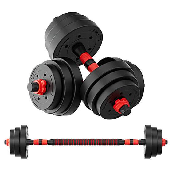 Dumbbell men's fitness home exercise equipment set combination barbell women's rubber-coated adjustable weight Yaling pair