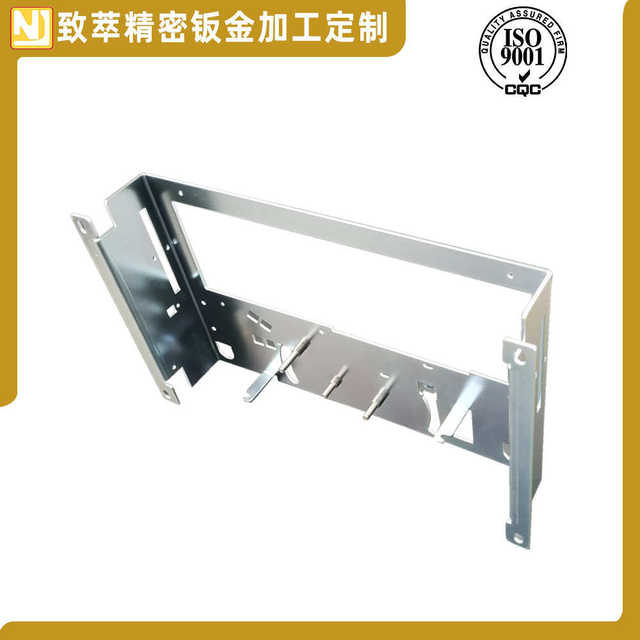 Supplier Zhicui Precision Sheet Metal Cold Rolled Plate Laser Cutting Bending Rivet Surface Blue Zinc Sheet Metal Processing