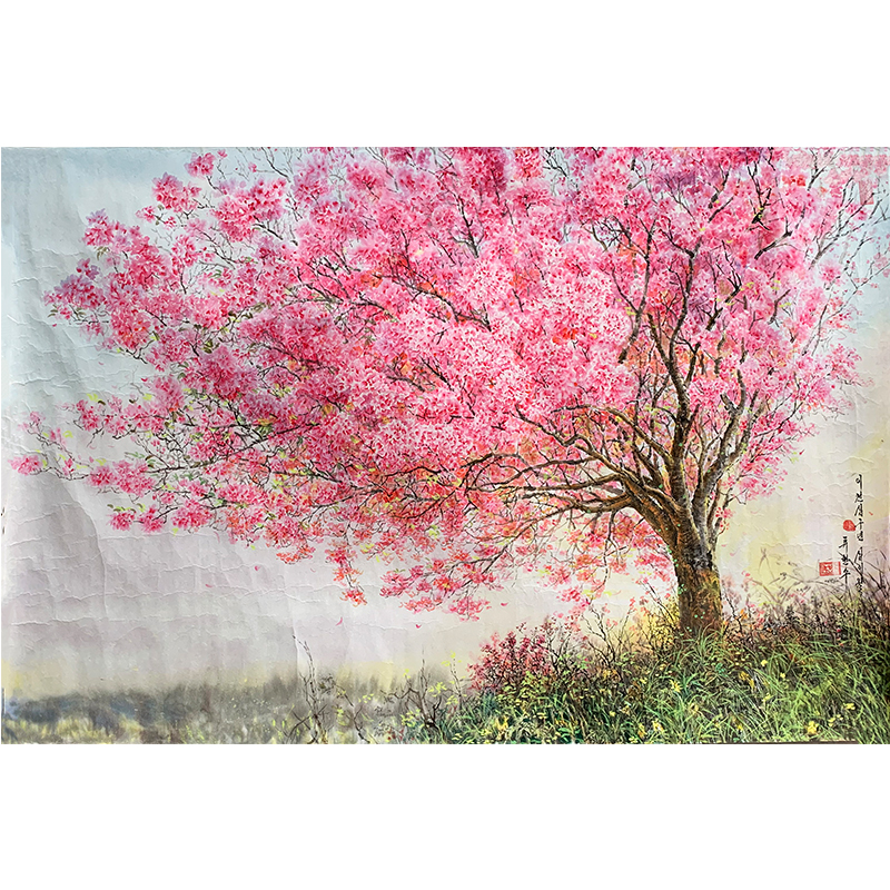 North Korean Chinese painting Yoo Hyun-soo