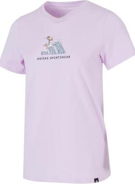 adidas  Sportswear CODES DOODLE SURF 运动休闲圆领短袖 T恤