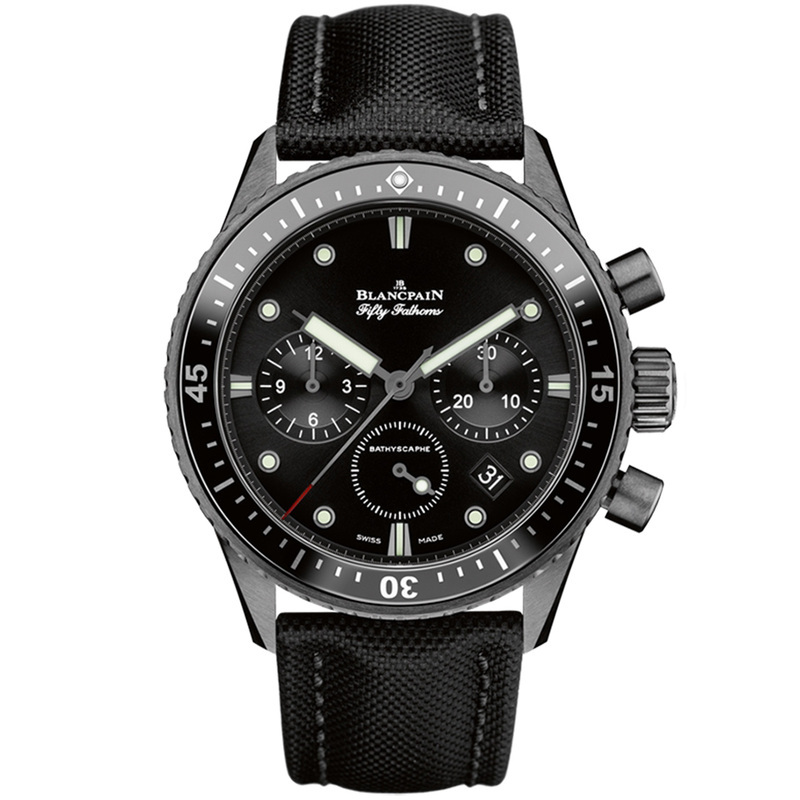 9.8 New Full Set of Blancpain Men's Watch Panda Dial Automatic Mechanical Watch Men's Model Genuine 5200-0130-B52A 9.8 New Full Set of Blancpain Men's Watch Panda Dial Automatic Mechanical Watch Men's Model Genuine 5200-0130-B52A