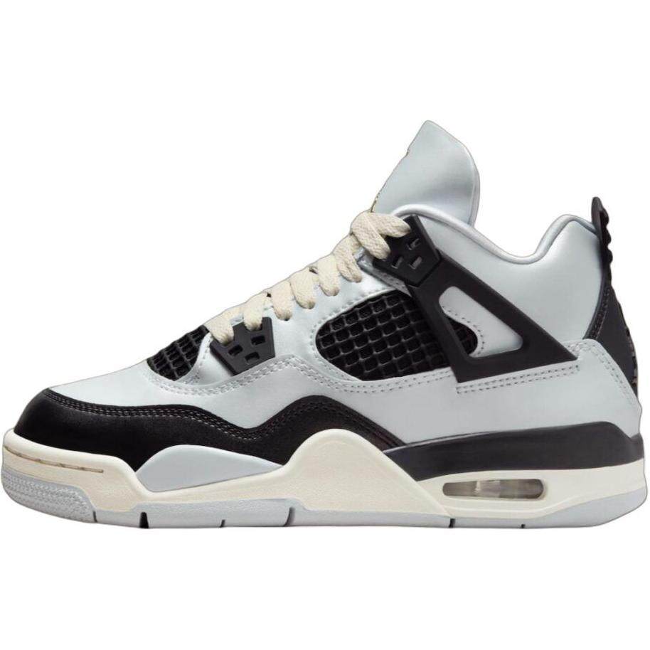 Jordan Air Jordan 4 GS“Pure Platinum”运动舒适  中帮
