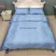 60-piece cotton velvet cotton tribute satin simple light luxury four-piece quilt cover bed sheet pillow case 1.8/1.5 bed
