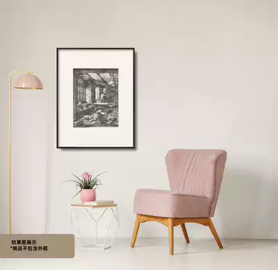 Tsuzhong Art German Classic Düller Collection-level replica copper engraving study living room bedroom light luxury decoration hanging painting