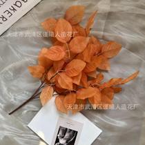 Flower boy put rose leaf home decoration imitation rose real wedding wedding decoration fake X-0313-1 flower outdoor shooting