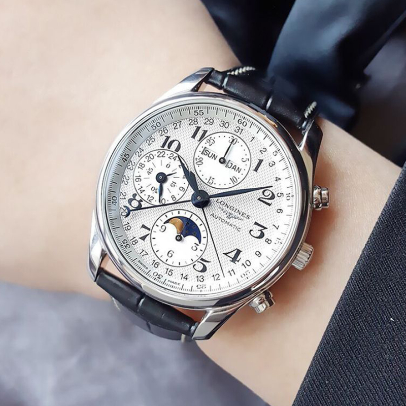 98% New Longines Master Collection Watch, Men's Automatic Mechanical Wristwatch, Model L2.673.4.78.3, Retail Price 29,300 98% New Longines Master Collection Watch, Men's Automatic Mechanical Wristwatch, Model L2.673.4.78.3, Retail Price 29,300