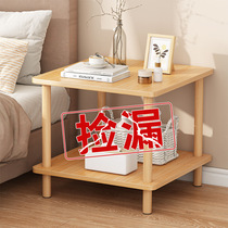 Simple bedside table double bedroom bedside table Nordic mini-household network red storage