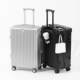 24-Inch Suitcase with Durable Universal Wheels 20inch Travel Password Lock Carry-On Suitcase for Men, Zipper Leather Suitcase, Trolley Suitcase for Women