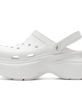 Skechers斯凯奇 STOMP 舒适休闲 洞洞鞋 女款 白色