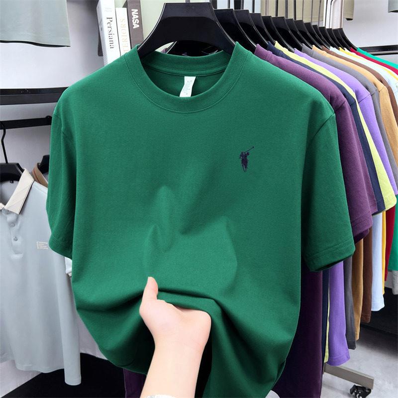 Paul Official Ralph Lauren Polo Counter Men's Round Neck Short Sleeve T-Shirt Summer Pure Cotton Polo Embroidery Top Paul Official Ralph Lauren Polo Counter Men's Round Neck Short Sleeve T-Shirt Summer Pure Cotton Polo Embroidery Top