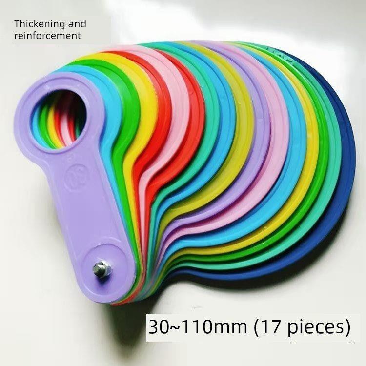 Special Calipers for Fruit Grading, Standard Cherry Size Gauge, Blueberry Cherry Measuring Ruler, 10 Pieces