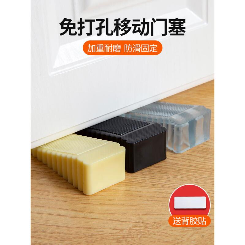 Transparent Door Stopper, Safety Door Wedge, Door Blocker, Windproof Door Stop, Rubber Door Wedge, Door Stopper