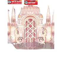 Engagement wedding banquet hotel stage castle KT board custom layout background wall scene princess wedding layout scene
