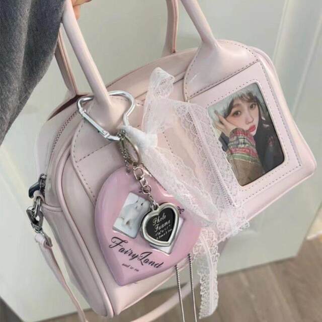 Pain bag, small intake, can be placed in small cards, Kpop crossbody bag, women's bag design, niche Boston pillow bag shoulder bag