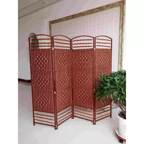 Соломенная редактор Vine -Экрановая ручная складная перегородка