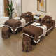 New beauty bed cover four-piece European simple massage therapy bed cover Gongsai cotton custom high-end light luxury summer